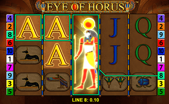 tragaperras Eye of Horus