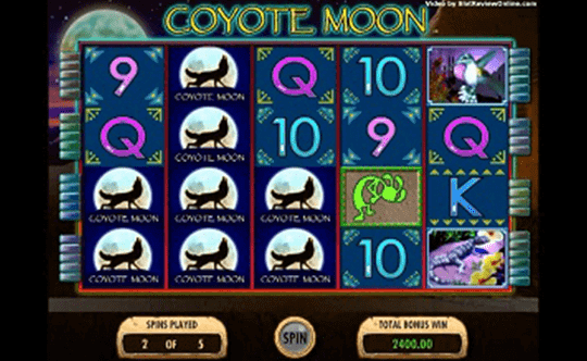 tragaperras Coyote Moon