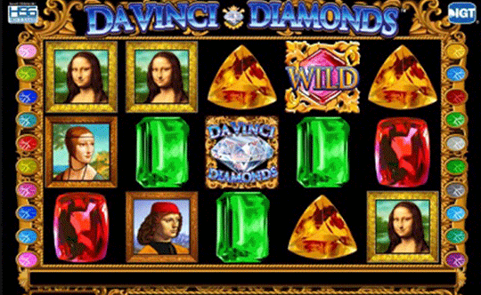 tragaperras Da Vinci Diamonds