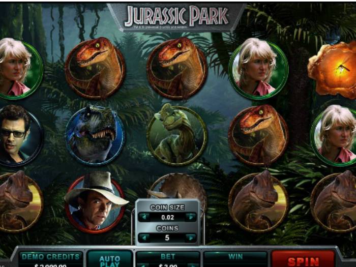 Tragaperras Jurassic Park iframe